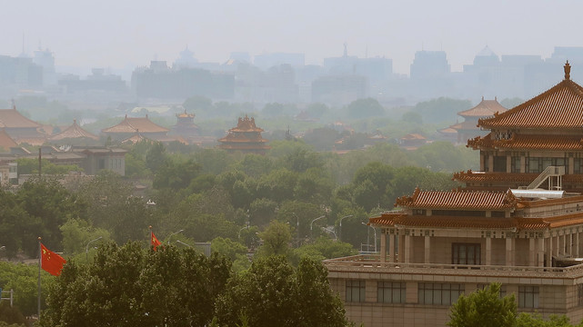 北京隆福寺空中庭院明清建筑