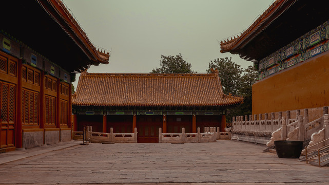 明清皇家古代建筑北京太庙