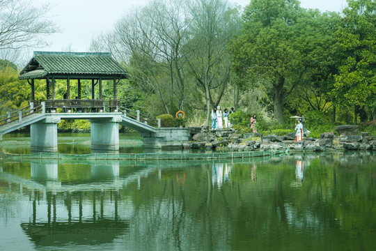 杭州西溪湿地高庄云心阁