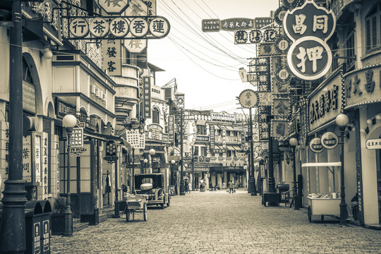 民国老广州街景