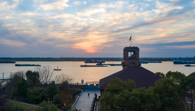 芜湖老海关夕阳