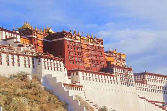 布达拉宫药王山西藏拉萨