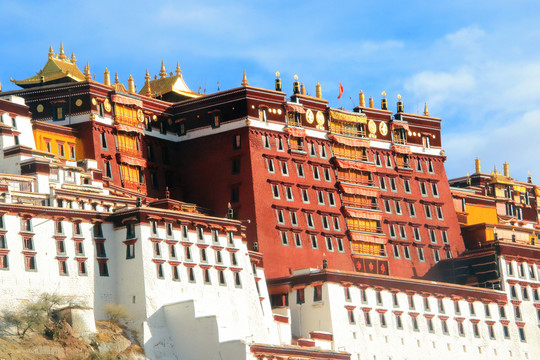布达拉宫药王山西藏拉萨