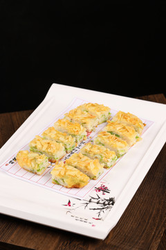杏香脆皮墨鱼饼