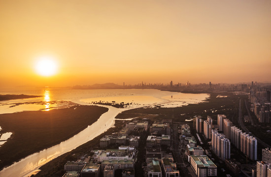 广东深圳湾粤港澳大湾区