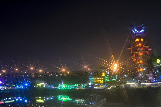 重庆欢乐谷夜景