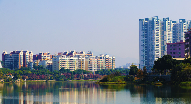 山水城市风景