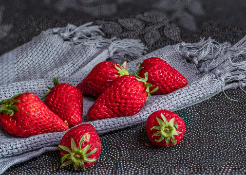 草莓静物摄影