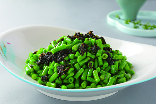 橄榄菜炒豆角