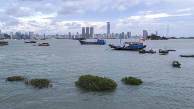 厦门海上风景