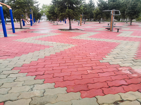 公园广场地面砖