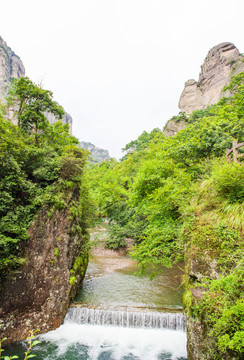 雁荡山山谷