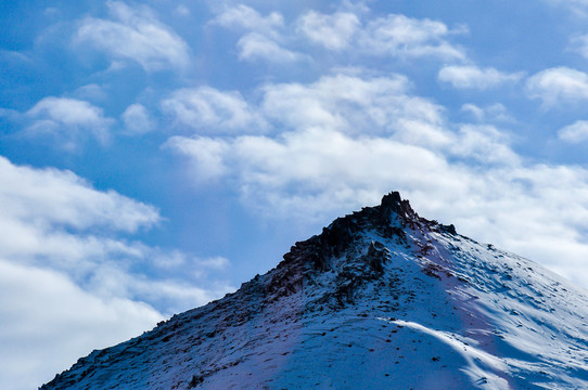 祁连山雪景