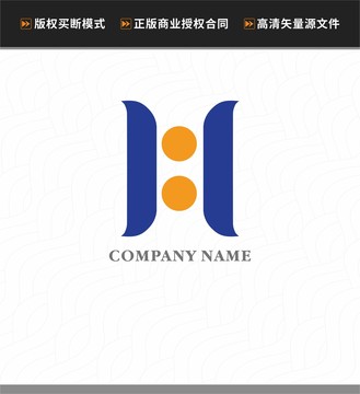 H字母logo