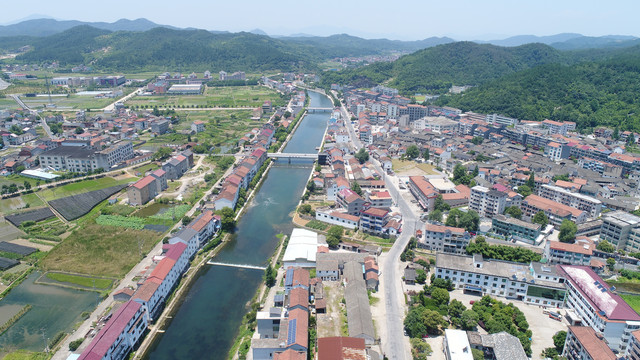 浙江山村航拍