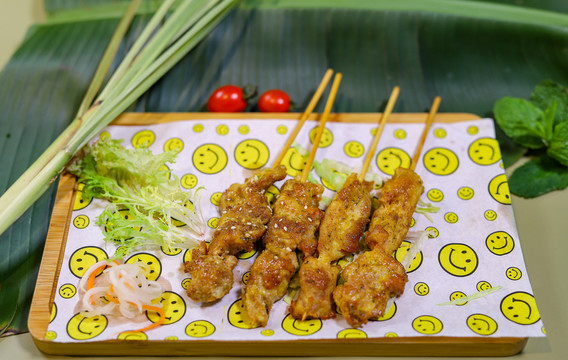 沙爹鸡肉串