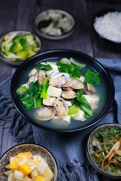 鲜蛤炖豆腐套餐