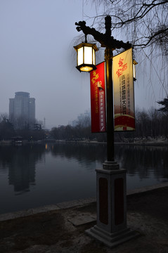 西安兴庆公园冬景