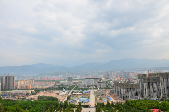 宝鸡市全景