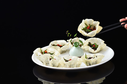榄菜肉米刀豆