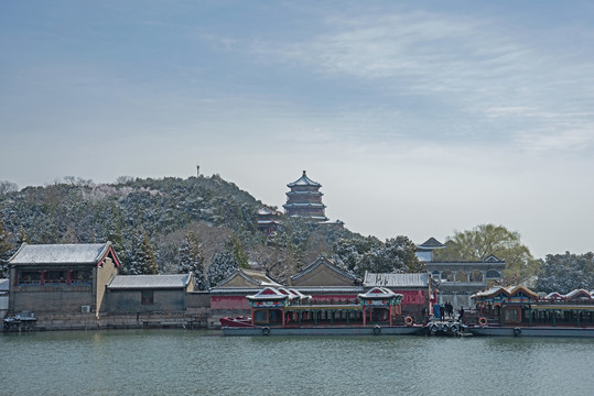 雪后颐和园风光