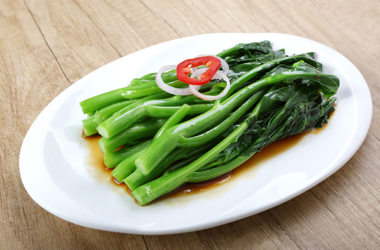 白灼菜心