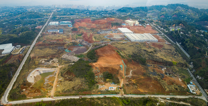 工业用地航拍