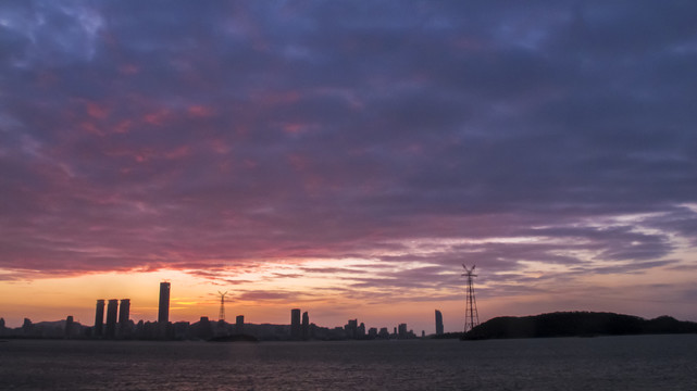 厦门海上晨曦