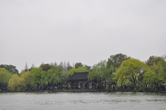 雨天游杭州西湖