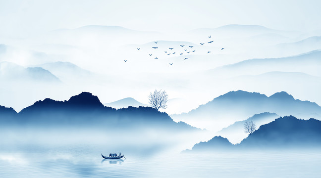 意境山水画