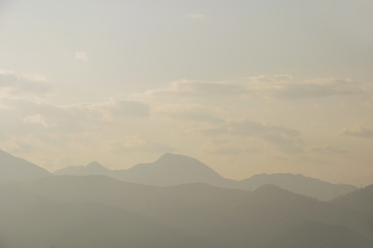 山形走势意境山水