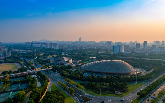 江阴市体育中心城市环境