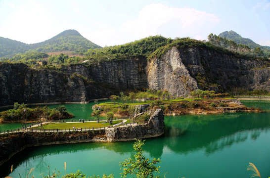 重庆渝北铜锣山矿山公园