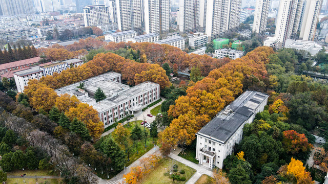 安徽大学龙河校区航拍