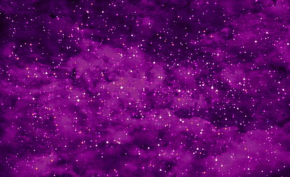 粉紫色星空
