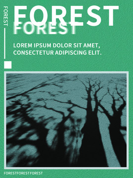 绿色森林英文电影海报