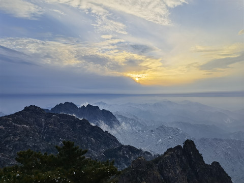 黄山群峰顶