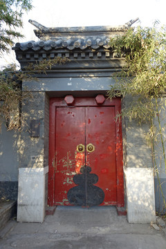 老北京民宅大门