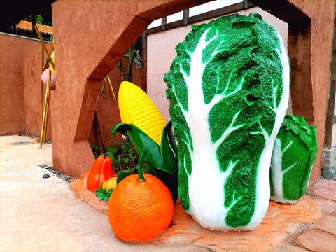 瓜果蔬菜雕塑