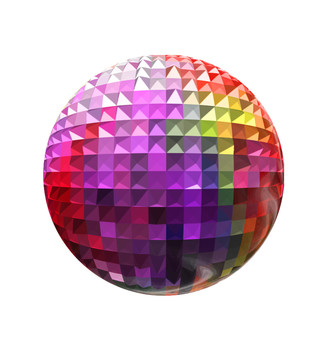 炫彩水晶灯魔幻水晶球效果元素