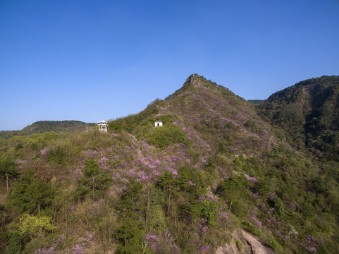 浙江兰溪转轮岩顶峰航拍