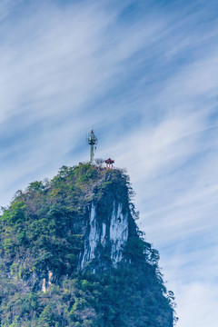 中国广西桂林阳朔兴坪老寨山