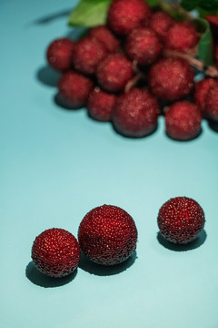 美食摄影新鲜水果杨梅