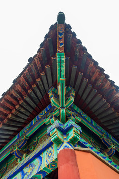 古建筑屋檐中国风园林设计