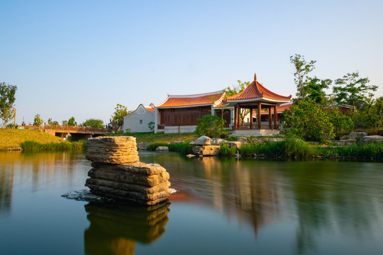 闽南公园的景观建筑