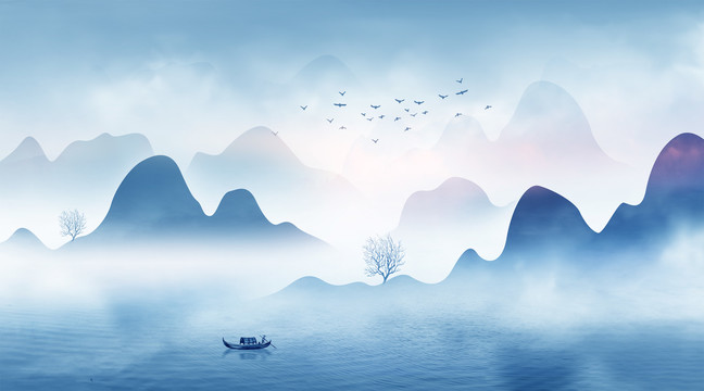 水墨画