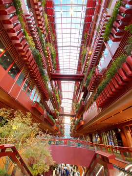 红色商圈建筑