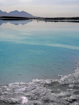 大柴旦湖面