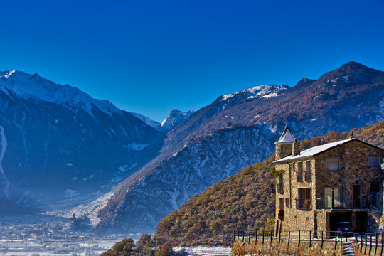 山景与群山