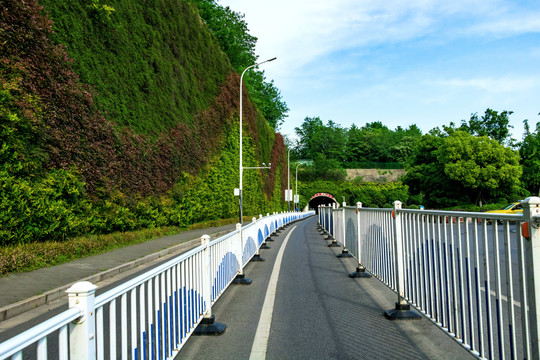 城市街道设施街景路面交通